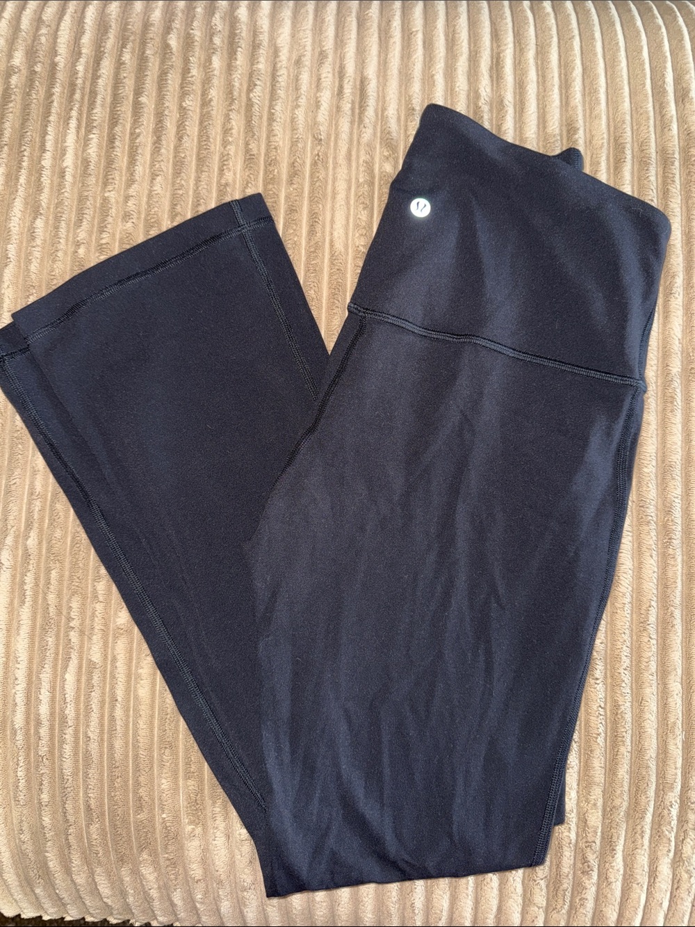 lululemon athletica Black High-Rise Flare Leggings